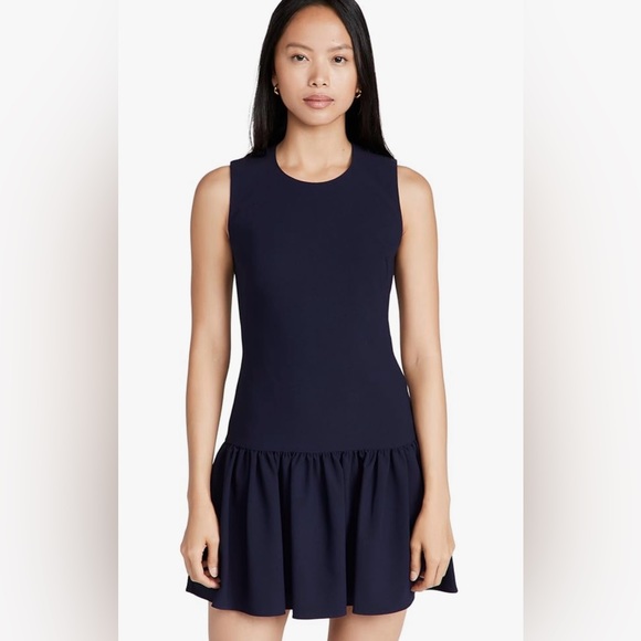 Black Halo Dresses & Skirts - $326 Black Halo Navy Blue Sleeveless Marlee Flounce-Hem A-Line Dress Size 8